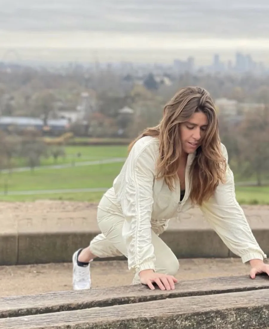 Louise Yerby outdoors on Primrose Hill